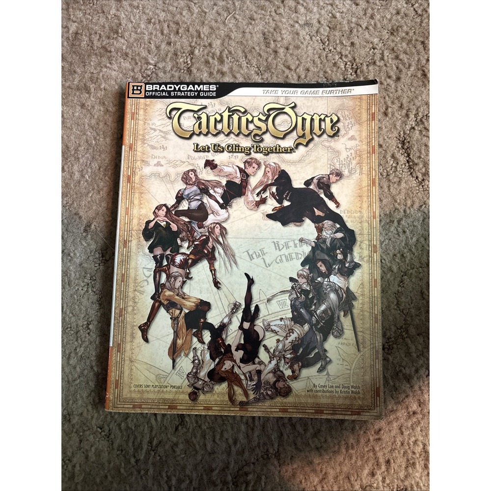 Tactics Ogre Let Us Cling Together BradyGames Strategy Guide PSP Book Official